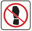 Do not step or stand